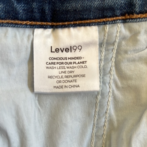 Level 99- cropped trouser jeans - Picture 7 of 8